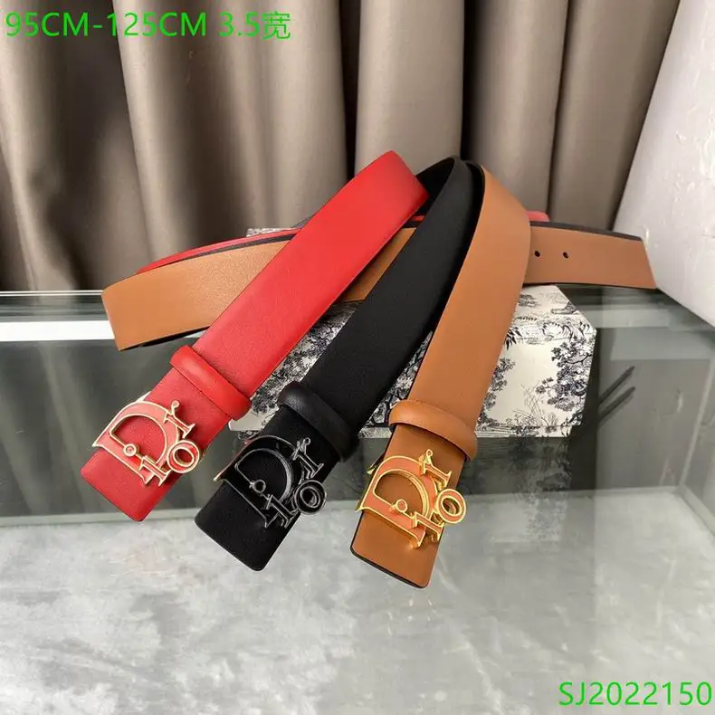 Dior belt 35mmX95-125cm 7D14